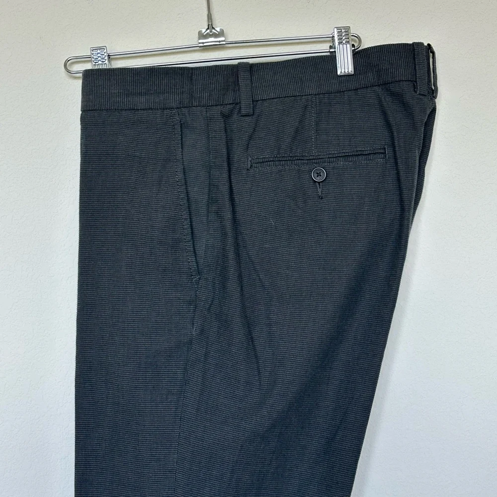 Original Penguin Charcoal Checkered Pants‎ Size 33/32